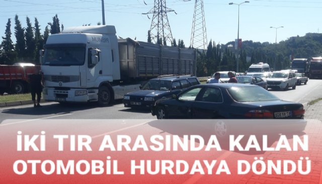 OTOMOBİL HURDAYA DÖNDÜ 