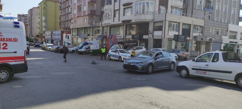 Otomobil ile motosiklet çarpıştı, 2 yaralı - 1