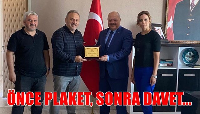  Plaket takdim ettiler, kan bağışı etkinliğine davet ettiler