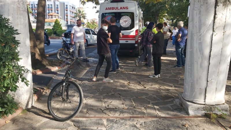 SAHİL YOLUNDA BİSİKLET KAZASI - 2
