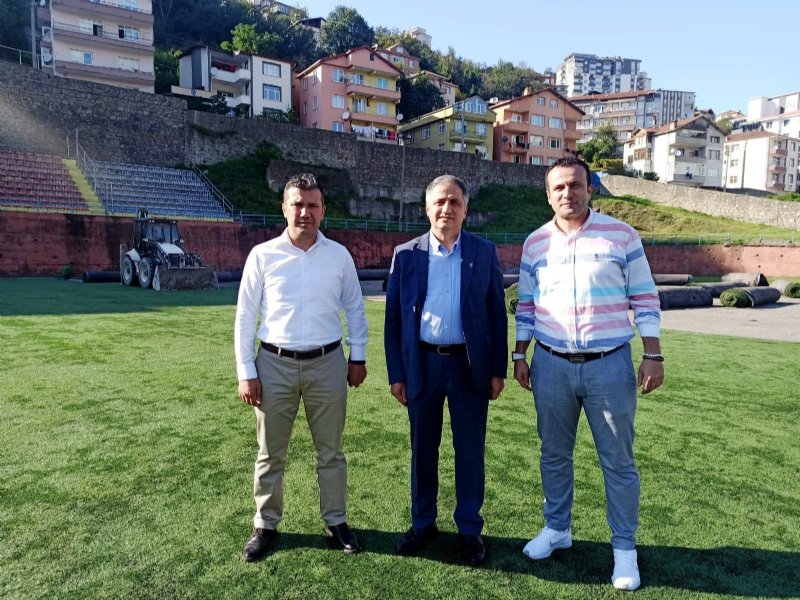   Şehit Vefa Karakurdu Stadı’nda çalışmalar başladı - 6