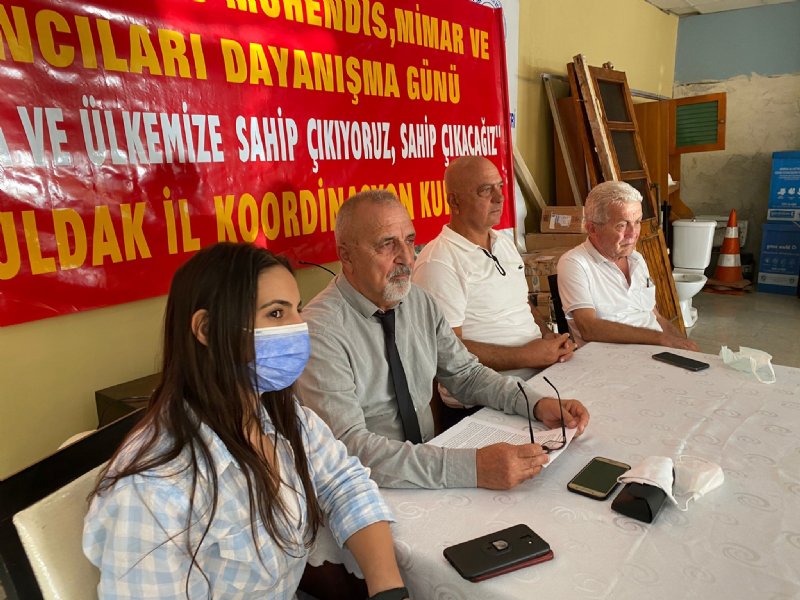  TMMOB Maden Mühendisleri Odası Zonguldak Şube Başkanı Çağlar Öztürk: ´9 Eylül Daynışma gününü kutluyoruz’ - 1