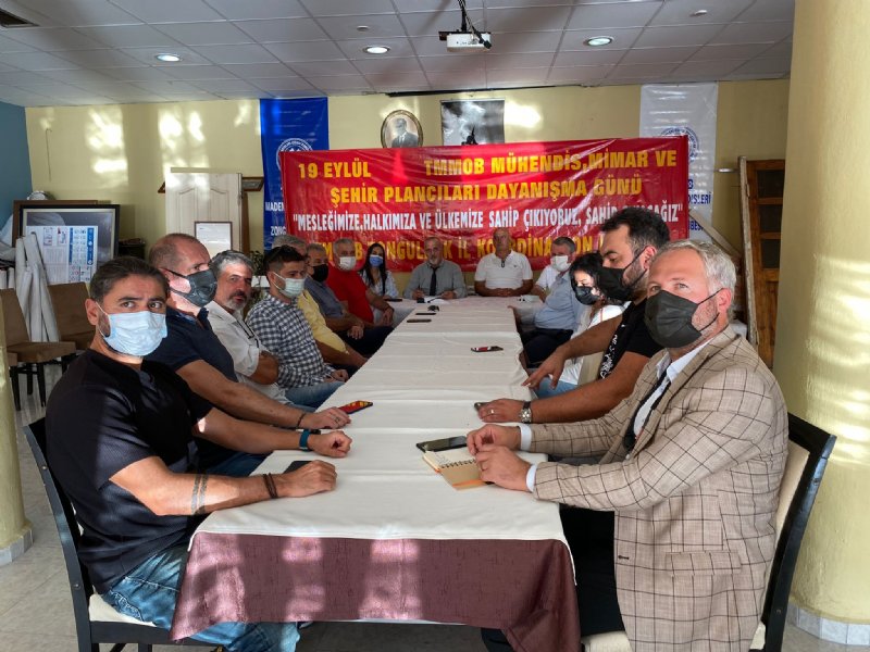  TMMOB Maden Mühendisleri Odası Zonguldak Şube Başkanı Çağlar Öztürk: ´9 Eylül Daynışma gününü kutluyoruz’ - 2
