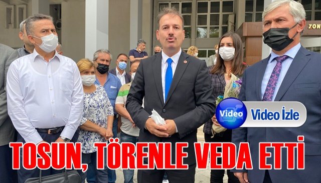 Tosun için veda töreni düzenlendi