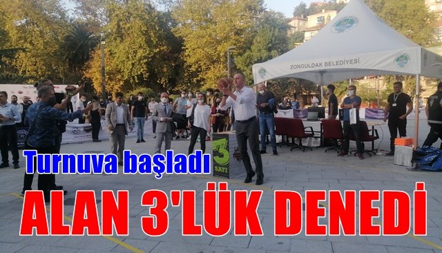  Turnuva başladı…Başkan Alan ve Yüksel ilk atışları yaptı