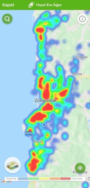  Vakaların en çok arttığı Zonguldak; haritada kızardı - 2
