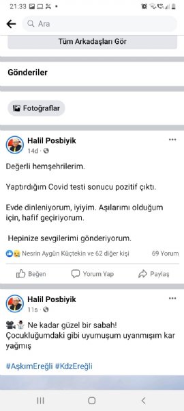 Başkan Posbıyık Korona virüse yakalandı - 1