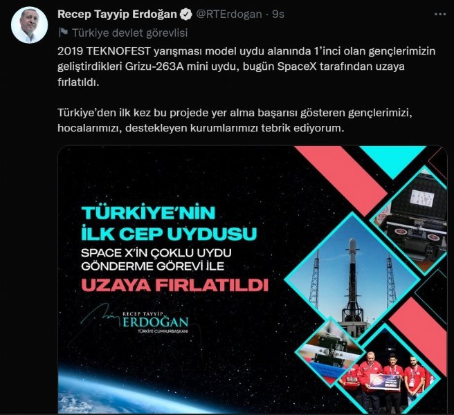 Cumhurbaşkanı Erdoğan, Grizu 263 takımını kutladı… İLK SİNYAL ALINDI - 4