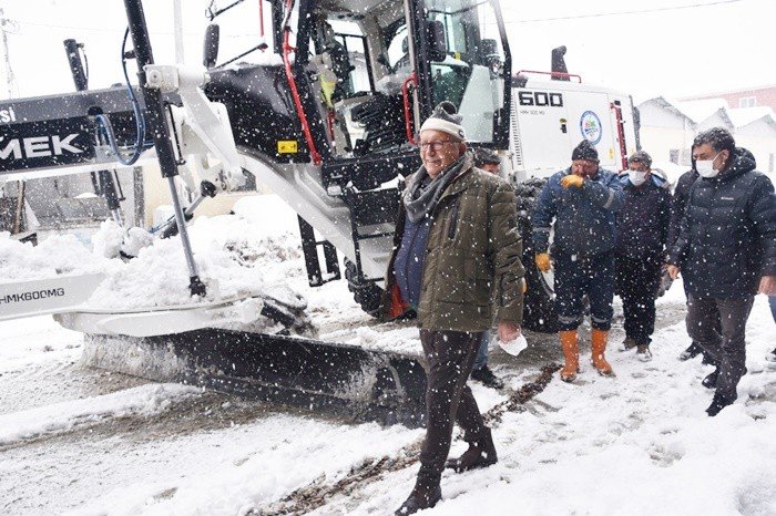 Ereğli’de kar mücadelesi devam ediyor… Posbıyık çalışmaları denetledi - 4