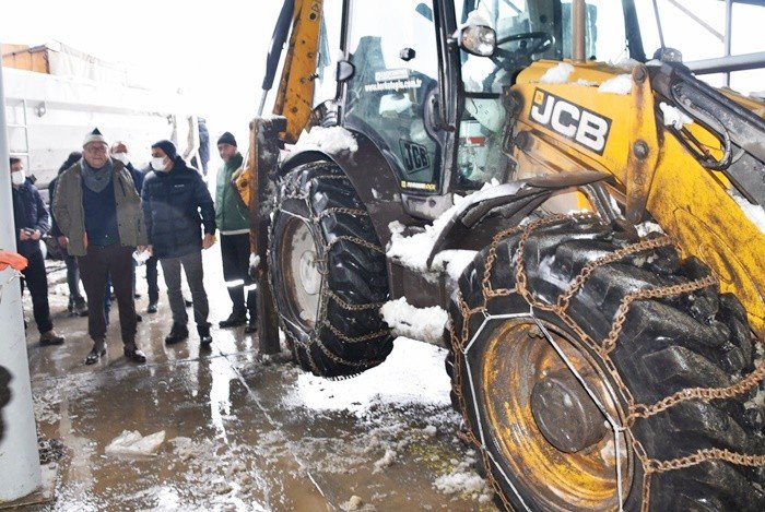 Ereğli’de kar mücadelesi devam ediyor… Posbıyık çalışmaları denetledi - 6