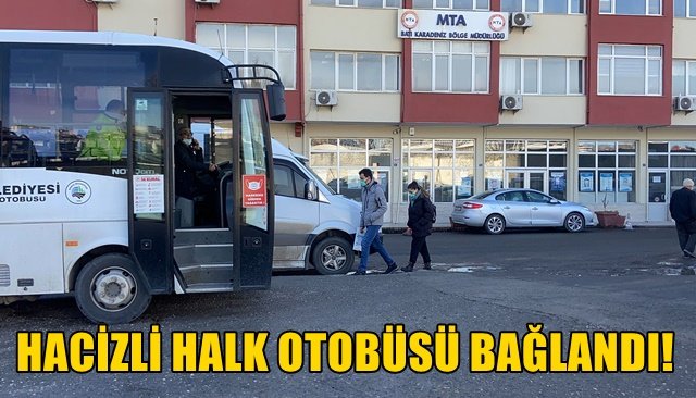 HACİZLİ HALK OTOBÜSÜ BAĞLANDI!