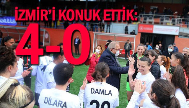 İZMİR’İ KONUK ETTİK: 4-0