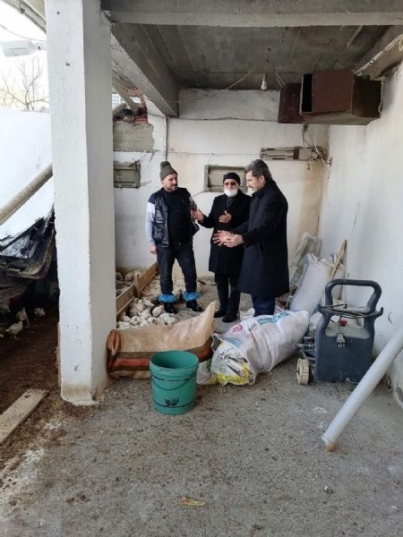 Kara dayanamayan çiftlik çatısı çöktü: 18 bine yakın tavuk telef oldu - 3