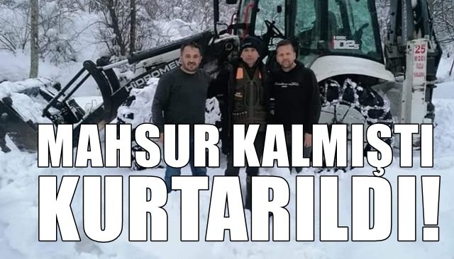 MAHSUR KALMIŞTI, KURTARILDI