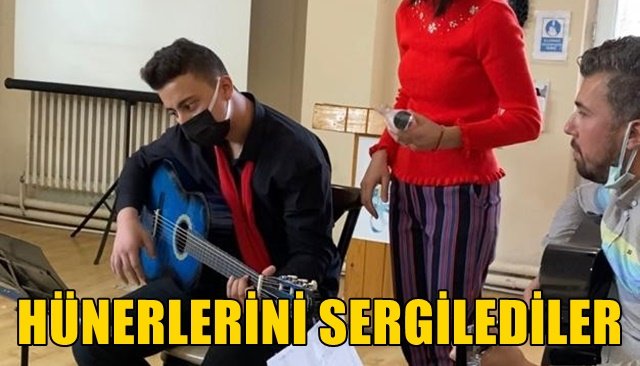 Özel eğitim öğrencileri hünerlerini sergiledi