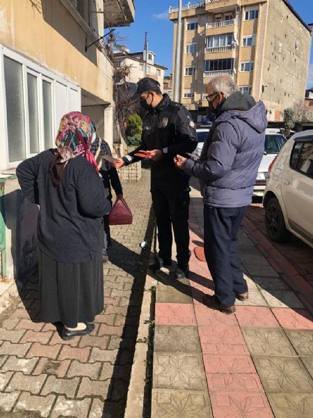 POLİS DOLANDIRICILARA KARŞI BROŞÜRLE UYARDI - 1