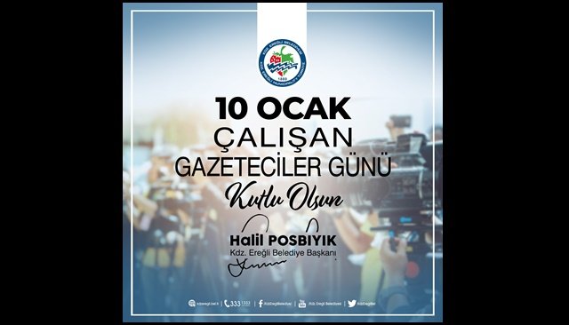 POSBIYIK, 10 OCAK ÇALIŞAN GAZETECİLER GÜNÜ´NÜ KUTLADI