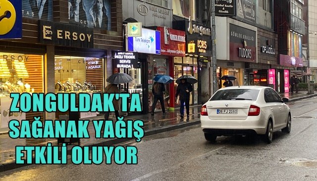 Sağanak yağış hayatı olumsuz etkiledi