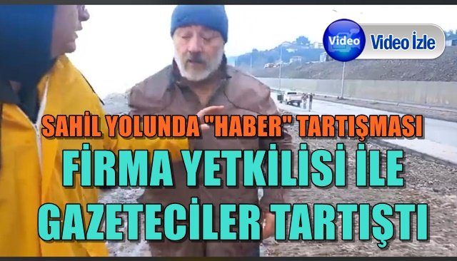 ZONGULDAK-KİLİMLİ YOLUNDA ´´HABER´´ TARTIŞMASI KAMERALARA YANSIDI