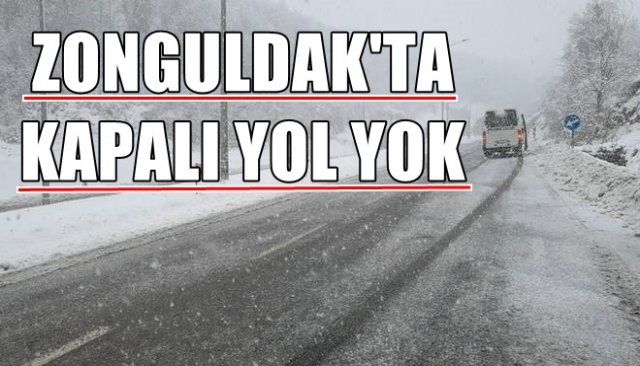 ZONGULDAK’TA KAPALI ŞEHİRLERARASI YOL YOK