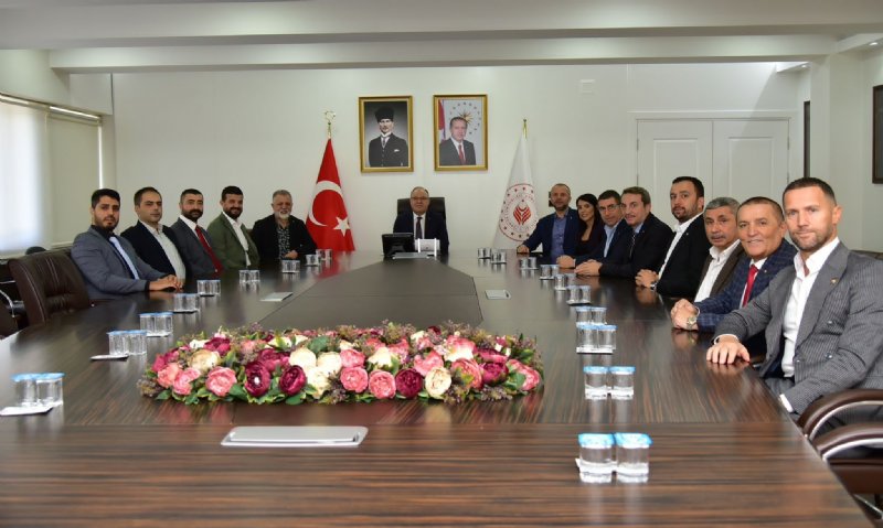 Başkan Keleş ve ekibinden Vali Tutulmaz’a ziyaret - 2