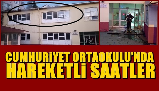 CUMHURİYET ORTAOKULU’NDA HAREKETLİ SAATLER