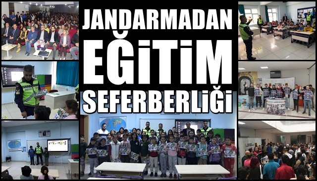 JANDARMADAN EĞİTİM SEFERBERLİĞİ