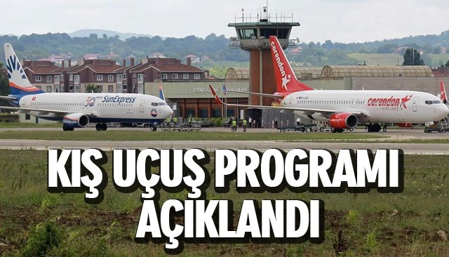 KIŞ UÇUŞ PROGRAMI AÇIKLANDI