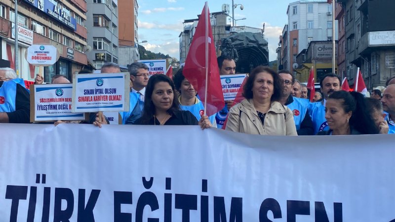 Türk Eğitim Sen madenci anıtından seslendi… SLOGANLAR ARASINDA - 2