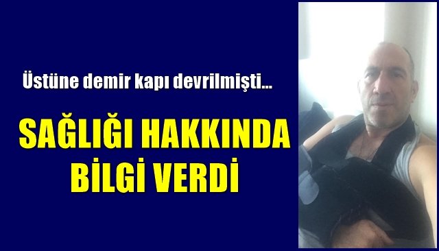 Üstüne demir kapı devrilen plaj sorumlusundan haber var 