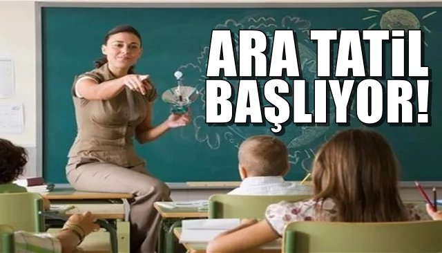 2022-2023 eğitim ve öğretim yılının ilk ara tatili… BAŞLIYOR!