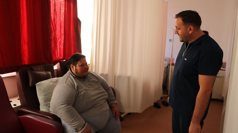 217 kiloyla yürüyemeyecek hale geldi, tüp mide ameliyatı oldu… KİLOLARINDAN KURTULACAK - 2