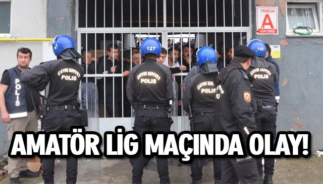 AMATÖR LİG MAÇINDA OLAY! 