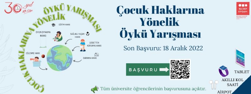 BEÜ Okul Öncesi Eğitimi Öğrenci Topluluğu düzenliyor: ÇOCUK HAKLARI ÖYKÜ YARIŞMASI - 1