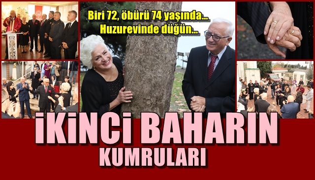 Biri 72, öbürü 74 yaşında… Huzurevinde düğün… İKİNCİ BAHARIN KUMRULARI