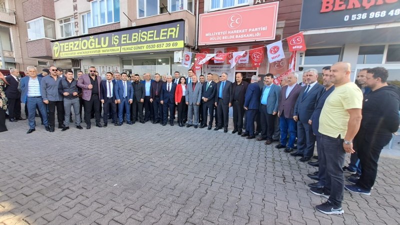 GÜLÜÇ BELDESİNDE MHP TEŞKİLATI AÇILDI - 2