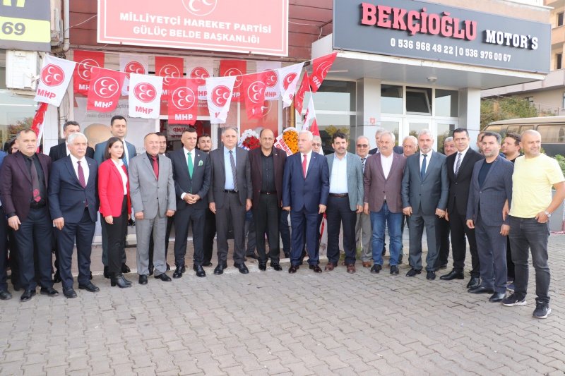 GÜLÜÇ BELDESİNDE MHP TEŞKİLATI AÇILDI - 5