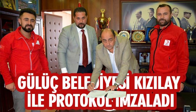 GÜLÜÇ BELEDİYESİ KIZILAY İLE PROTOKOL İMZALADI