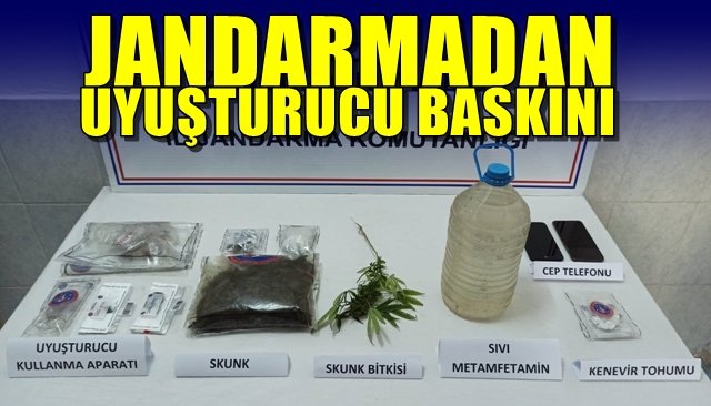 JANDARMADAN UYUŞTURUCU BASKINI