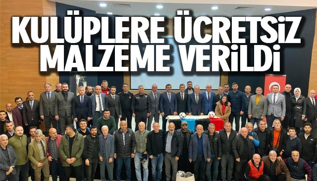 KULÜPLERE ÜCRETSİZ MALZEME