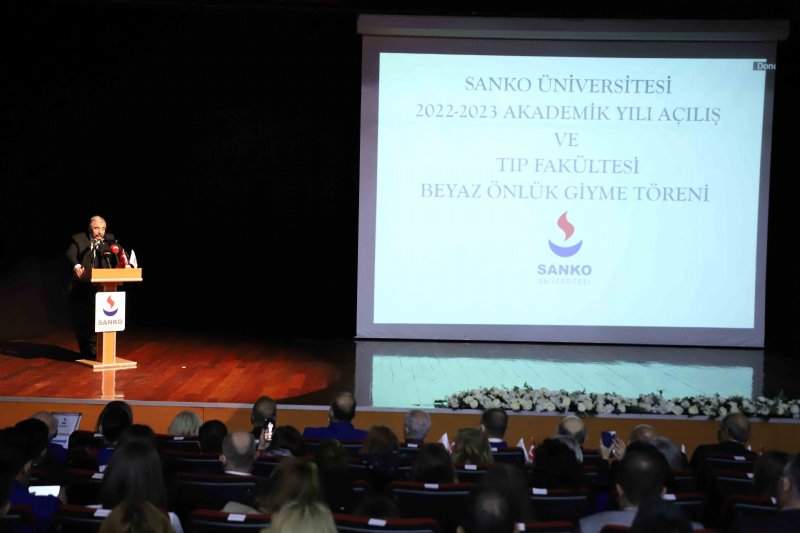 SANKO ÜNİVERSİTESİ AKADEMİK YIL AÇILIŞI VE TIP FAKÜLTESİ BEYAZ ÖNLÜK GİYME TÖRENİ - 14