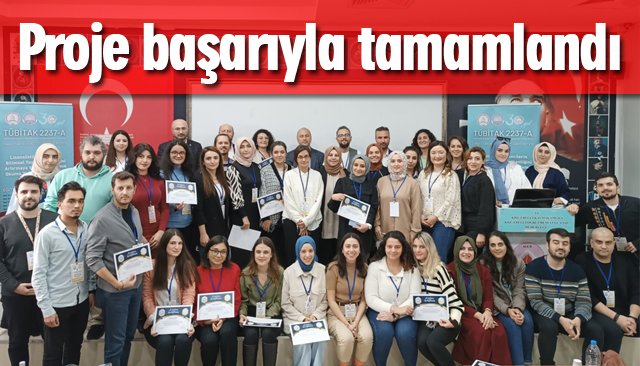 Türkçe Eğitimi Anabilim Dalı TÜBİTAK 2237-A Projesini başarıyla tamamlandı