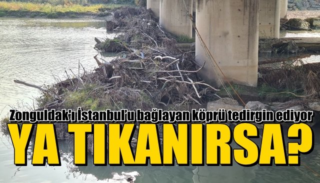 Zonguldak´ı İstanbul’u bağlayan köprü tedirgin ediyor…  YA TIKANIRSA?