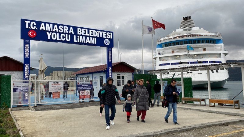 AMASRA’YA 9’UNCU KEZ KRUVAZİYER GELDİ  - 4