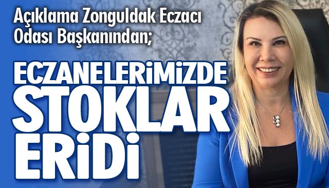 KARA: ECZANELERİMİZDE STOKLAR ERİDİ