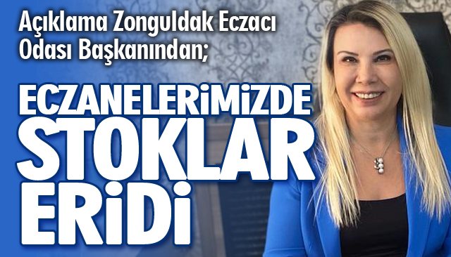 KARA: ECZANELERİMİZDE STOKLAR ERİDİ