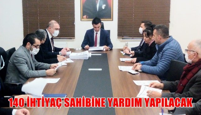 140 İHTİYAÇ SAHİBİNE YARDIM YAPILACAK