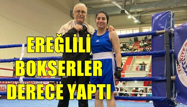 EREĞLİLİ BOKSERLER DERECE YAPTI