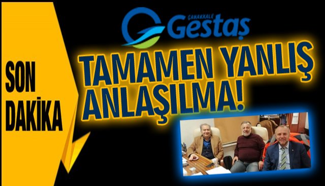 GESTAŞ’TAN YALANLAMA GELDİ!  