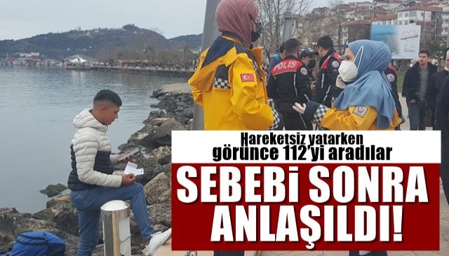 Hareketsiz yatarken görünce 112’yi aradılar… SEBEBİ SONRA ORTAYA ÇIKTI